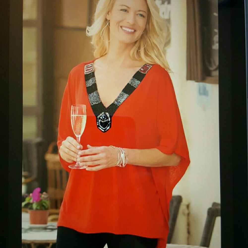 Soft Surroundings life of the party top tunic